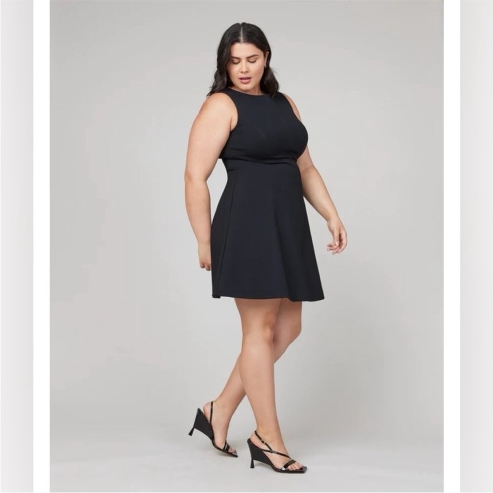 Spanx Women’s NWT Perfect Fit & Flare Dress Black Sz 2X - Picture 3 of 12